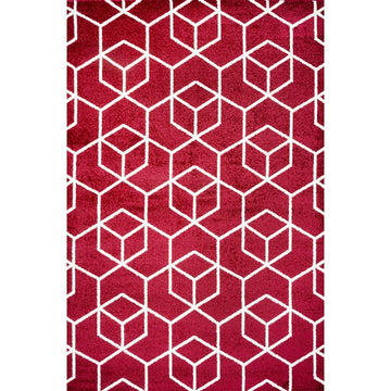 Tumbling Blocks Modern Geometric Area Rug 2